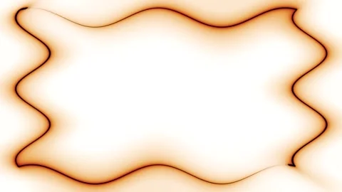 Abstract Wavy Frame with Orange Hues Stock Footage 284403489