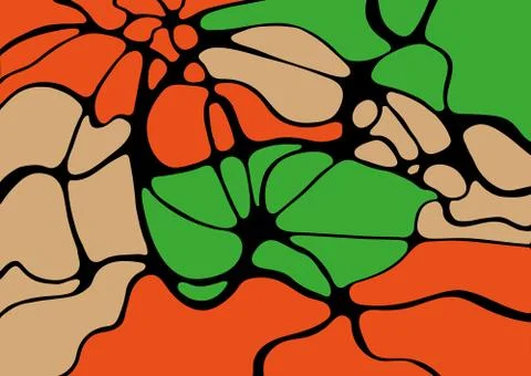 Abstract wavy geometric background. Vector illustration. 스톡 일러스트