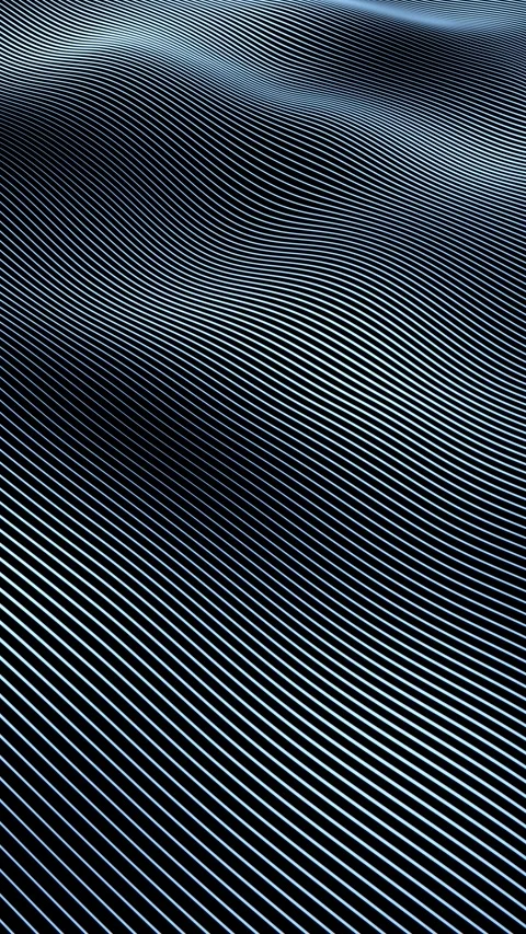 Abstract wavy glow line pattern looped vertical background Stock Footage 340588202
