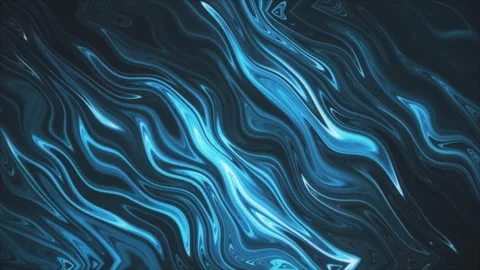 Abstract wavy glowing blue gradient color background. Stock Footage 280557007