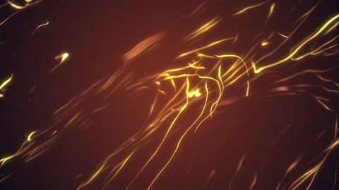 Abstract wavy golden dots background. Concept of futuristic animation. Stock Footage 112234641