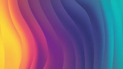 Abstract Wavy Gradient Animation Background in Trending 2025 Colors Video stock 302250522
