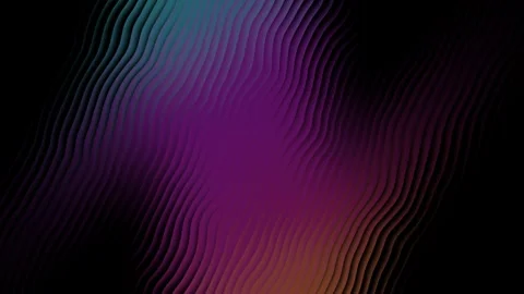 Abstract wavy gradient background with flowing lines and smooth curves in p.. Video stock 318661429