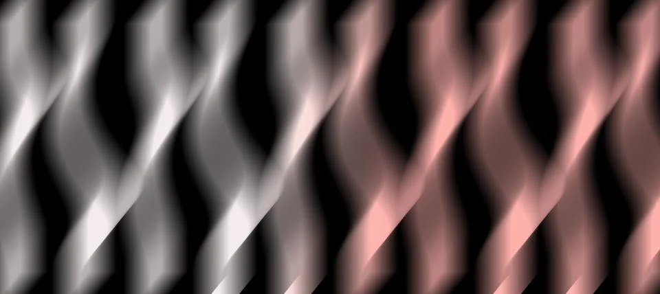 Abstract Wavy Gradient Background | Modern Pink &amp; White Wave Pattern HD Stock Illustration