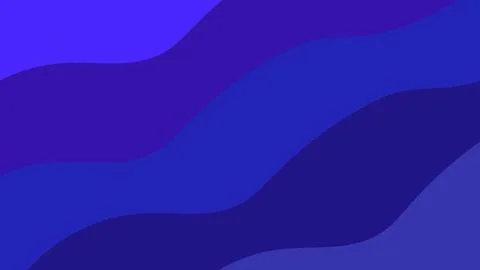 Abstract wavy gradient of deep blues and purples creating a modern artistic back Stock Illustration