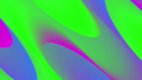 Abstract wavy gradient shapes moving on green screen background cinematic m.. Stock Footage 342466030