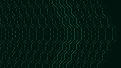 Abstract wavy green background lines ripple energy technology fluid motion .. Stock Footage 342523704