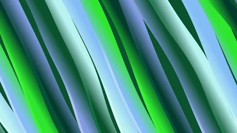 Abstract Wavy Green Blue Gradient Lines Background Stock Footage 331352899