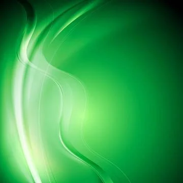 Abstract wavy green design. Vector background eps 10 Abstract wavy green d... Stock Photos