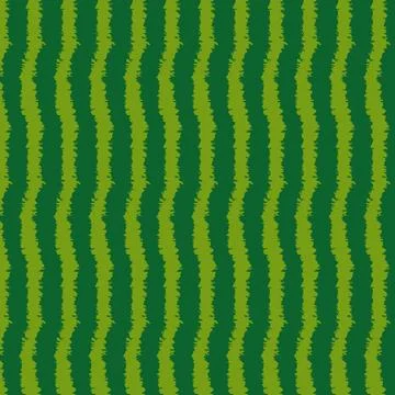 Abstract Wavy Green Stripes Pattern Stock Illustration