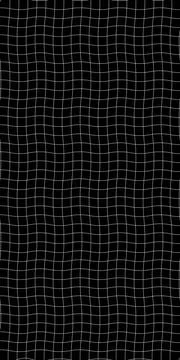 Abstract wavy grid pattern background with distorted linear texture Illustrazione stock