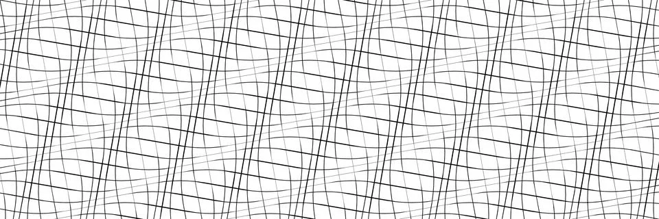 Abstract Wavy Grid Pattern Vector Background Illustrazione stock