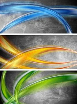Abstract wavy grunge banners. Vector design eps 10 Abstract wavy grunge ba... Foto stock