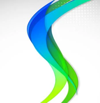 Abstract wavy Stock Illustration