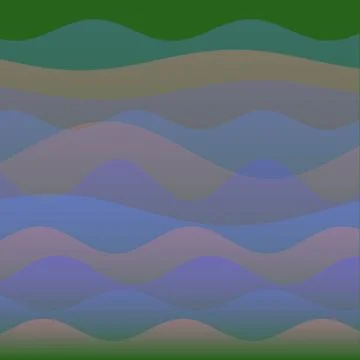 Abstract Wavy Layered Background with Soft Gradient Colors and Fluid Geomet.. Stock Illustration