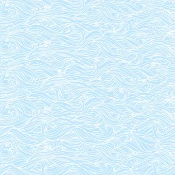 Abstract Wavy Light Blue Seamless Texture Stock Illustration