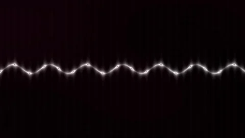 Abstract Wavy Light Pattern on Dark Background Stock Footage 331990686