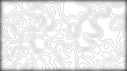Abstract Wavy Line Art Background | Flowing Motion Loop Stock Footage 324009174