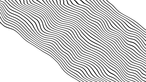 Abstract wavy line Background animated video Stock Footage 294696946