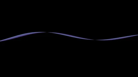 Abstract Wavy Line on Black Background. Video stock 339155838