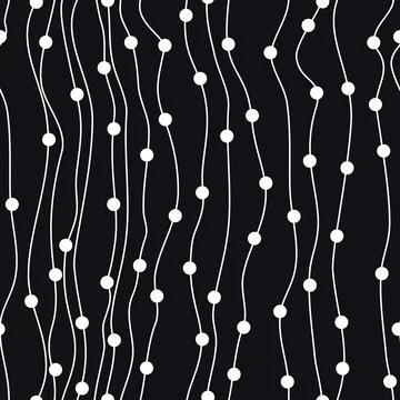 Abstract wavy line dot pattern 스톡 일러스트