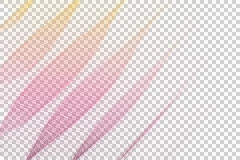 Abstract wavy line pattern background. Digital data flow visualization. Pin.. Stock Photos