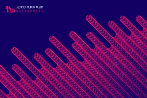 Abstract wavy line pattern of minimal artwork tech design background. Stock Illustration