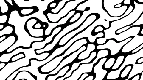 Abstract wavy line pattern minimalistic design element for websites and graphics Stock Footage 258940141