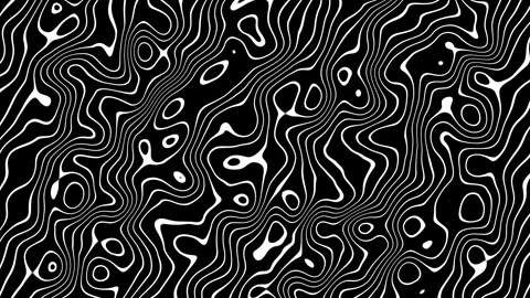 Abstract wavy line pattern with organic contour shapes creating a modern fl.. Stock Footage 339279817