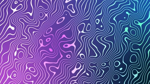 Abstract wavy line pattern with organic contour shapes creating a modern fl.. Stock Footage 339279833