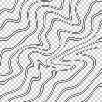 Abstract Wavy Line Pattern Foto stock