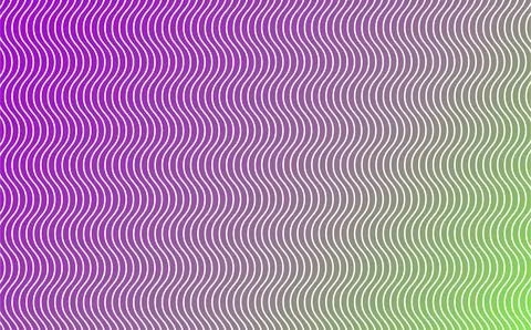 Abstract Wavy Line Pattern With Purple To Green Gradient Background And Mod.. Stock Illustration