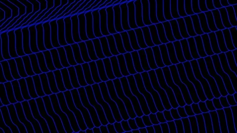 Abstract Wavy Line Texture Dark Blue Gradient Background Pattern	 Stock Footage 317581588