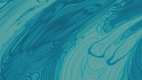 Abstract wavy lines 3D. Stock Illustration