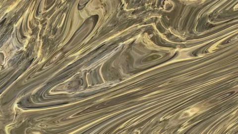 Abstract wavy lines 3D. Stock Illustration