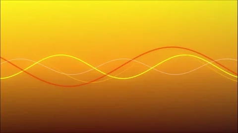 Abstract Wavy Lines Animation on Gradient Background Stock Footage 318241843