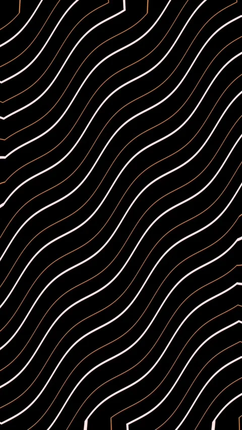 Abstract wavy lines background animation. Looping video animation Stock Footage 279810697
