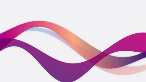 Abstract Wavy Lines Background Stock Footage 343546493