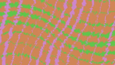 Abstract wavy lines background with green and purple colors Stockillustratie