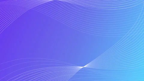 Abstract wavy lines background looped animation. bright blue gradient Stock Footage 172259036