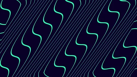 Abstract wavy lines background. Looping video animation Stock Footage 279810930