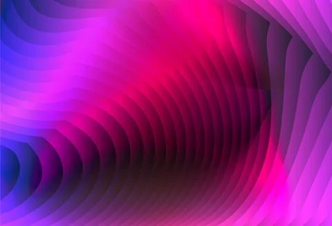 Abstract Wavy Lines Background in Pink and Purple Illustrazione stock