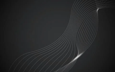 Abstract wavy lines background texture Stock Illustration