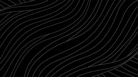 Abstract wavy lines black and white background stock vector Stock Illustration