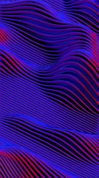 Abstract wavy lines in blue and red creating a dynamic pattern.. Illustrazione stock