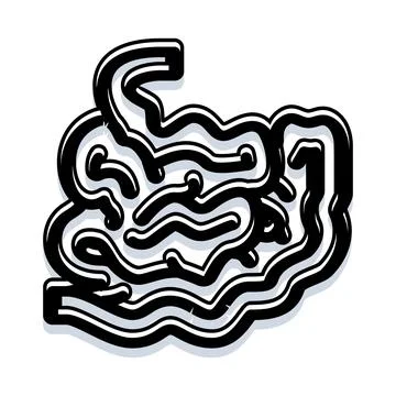 Abstract wavy lines creating an intricate pattern Stock Illustration