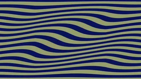 Abstract wavy lines in deep blue and olive green create a dynamic visual pa.. Stock Footage 320357798