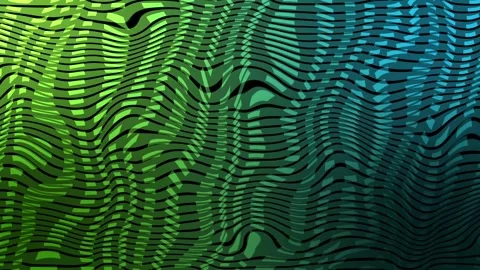 Abstract wavy lines forming optical illusion-like flowing pattern with high.. Stock Footage 334761502