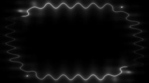 Abstract Wavy Lines Frame Stock Footage 284400480