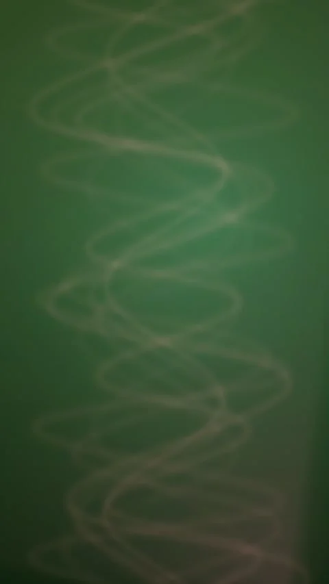 Abstract wavy lines on a green background create a dynamic, modern visual Stock Footage 327947848